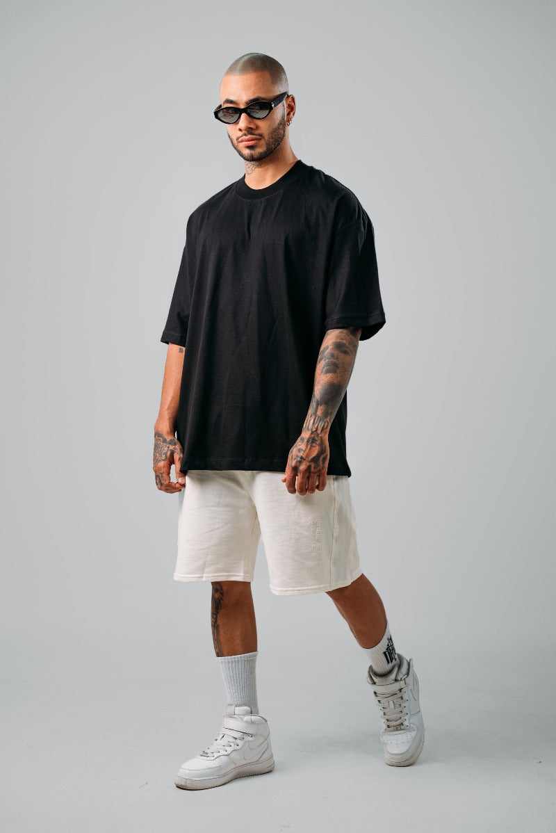 Camiseta Oversize Básica Negra