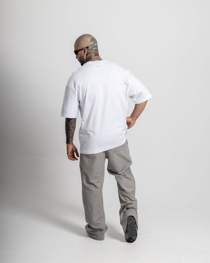 Camiseta básica blanca oversize