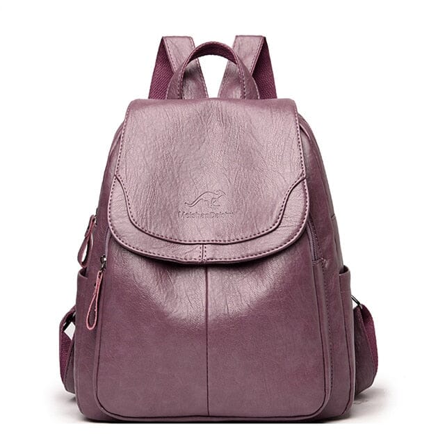 Women's Leather Backpack - Jasmine