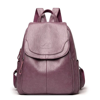 Women's Leather Backpack - Jasmine