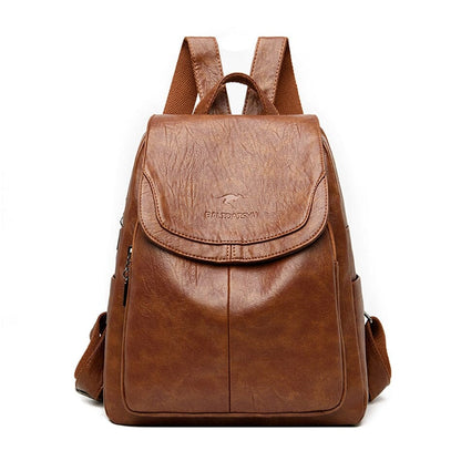 Women's Leather Backpack - Jasmine